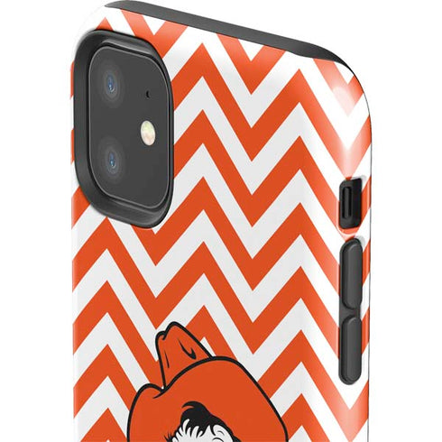 Oklahoma State University Chevron Print iPhone 11 Impact Case
