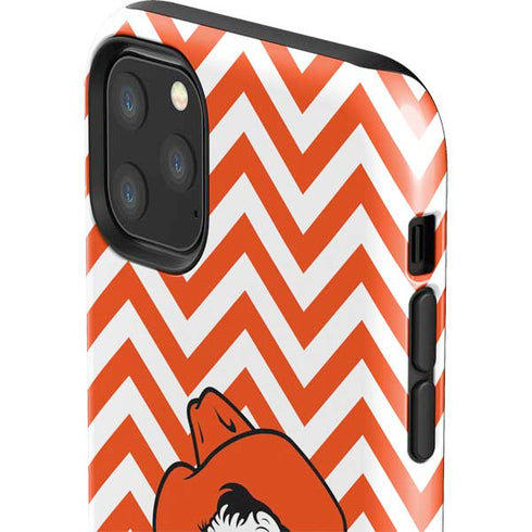 Oklahoma State University Chevron Print iPhone 11 Pro Max Impact Case
