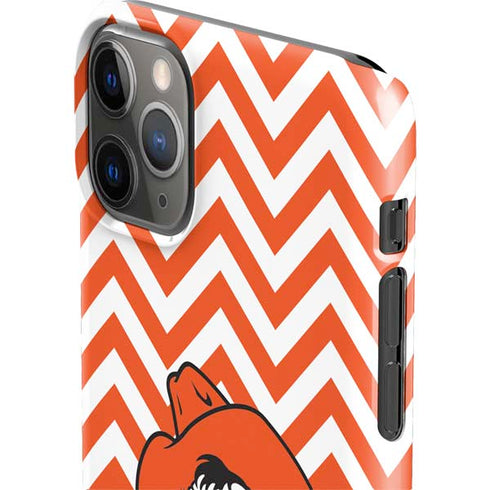 Oklahoma State University Chevron Print iPhone 11 Pro Max Lite Case