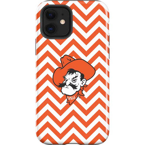 Oklahoma State University Chevron Print iPhone 12 Impact Case