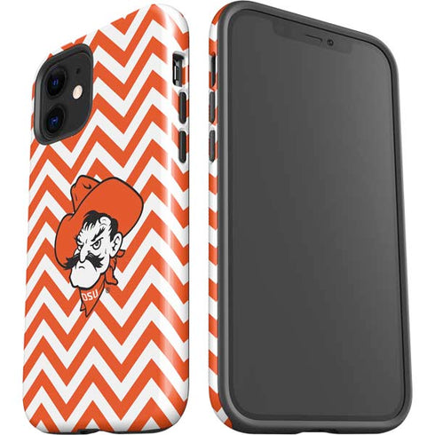 Oklahoma State University Chevron Print iPhone 12 Impact Case