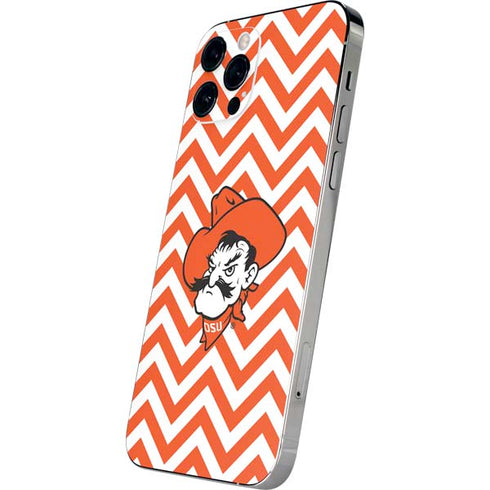 Oklahoma State University Chevron Print iPhone 12 Pro Skin