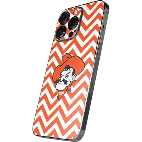 Oklahoma State University Chevron Print iPhone 13 Pro Max Skin