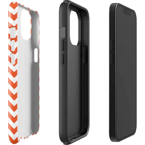 Oklahoma State University Chevron Print iPhone 15 Plus Impact Case
