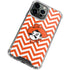 Oklahoma State University Chevron Print iPhone 14 Pro Max Clear Case
