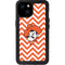 Oklahoma State University Chevron Print iPhone 15 Plus Waterproof Case