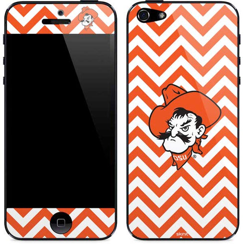 Oklahoma State University Chevron Print iPhone 5/5s/5SE Skin