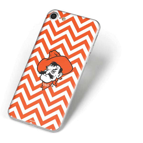 Oklahoma State University Chevron Print iPhone 7 Skin