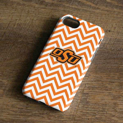 Oklahoma State University Chevron Print iPhone 8 Pro Case