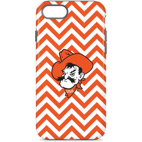 Oklahoma State University Chevron Print iPhone 8 Pro Case