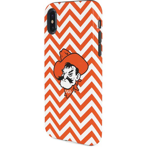 Oklahoma State University Chevron Print iPhone X Pro Case