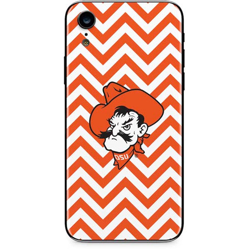 Oklahoma State University Chevron Print iPhone XR Skin