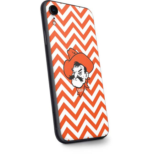 Oklahoma State University Chevron Print iPhone XR Skin