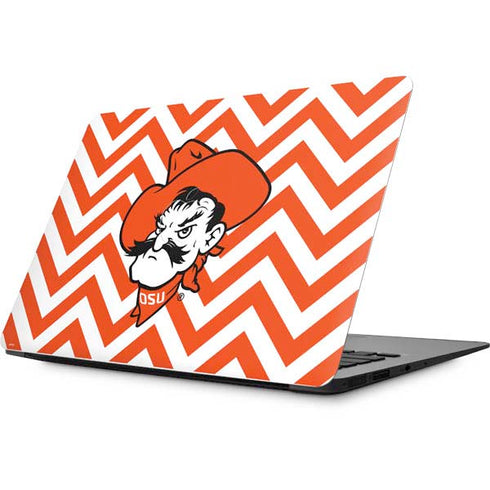 Oklahoma State University Chevron Print Apple MacBook Skin