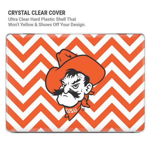 Oklahoma State University Chevron Print MacBook Air 15in (2023-2025) Case plus Skin