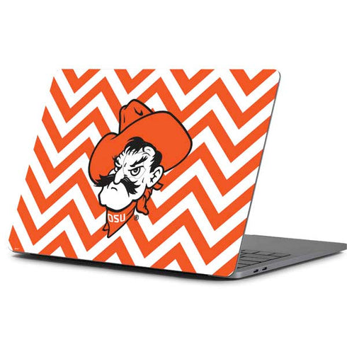 Oklahoma State University Chevron Print Apple MacBook Pro 13-inch Skin