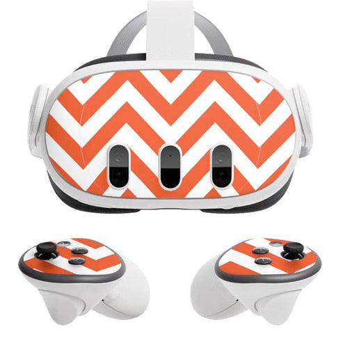 Oklahoma State University Chevron Print Meta Quest 3 Skin