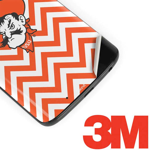 Oklahoma State University Chevron Print Moto G6 Skin
