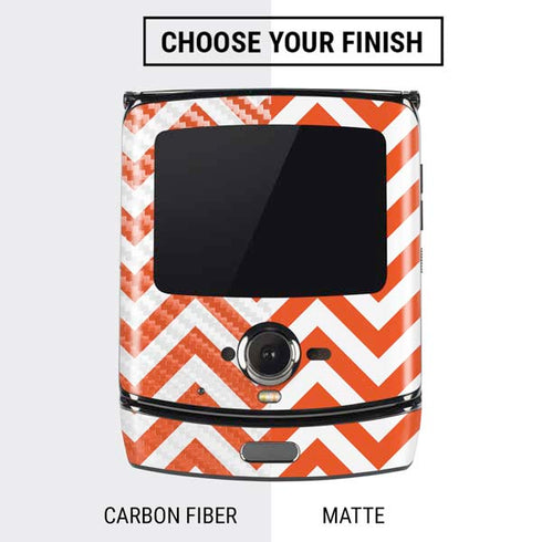 Oklahoma State University Chevron Print Motorola RAZR Skin