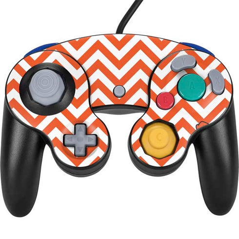 Oklahoma State University Chevron Print Nintendo GameCube Controller Skin