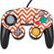Oklahoma State University Chevron Print Nintendo GameCube Controller Skin