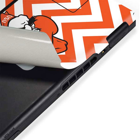 Oklahoma State University Chevron Print Nintendo Switch Bundle Skin