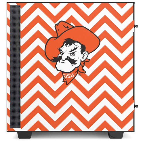 Oklahoma State University Chevron Print NZXT H510 Compact ATX Mid-Tower Case Skin
