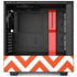 Oklahoma State University Chevron Print NZXT H510 Compact ATX Mid-Tower Case Skin