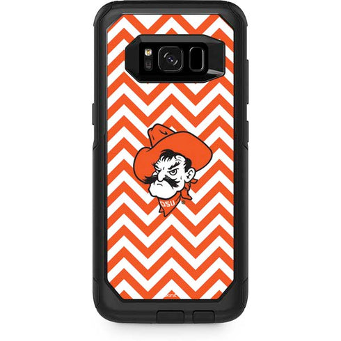 Oklahoma State University Chevron Print Otterbox Commuter Galaxy Skin