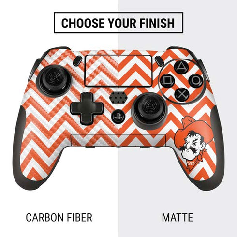 Oklahoma State University Chevron Print PlayStation Scuf Vantage 2 Controller Skin
