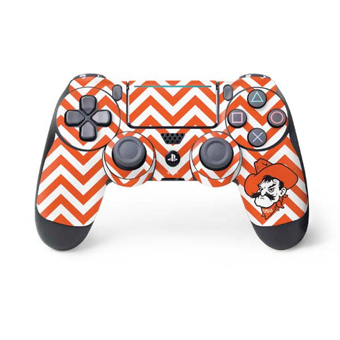 Oklahoma State University Chevron Print PS4 Pro/Slim Controller Skin
