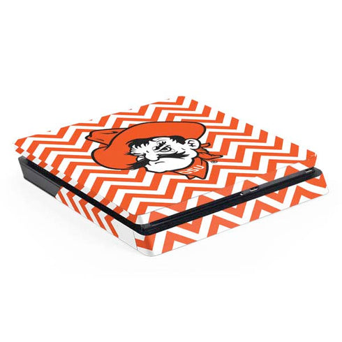 Oklahoma State University Chevron Print PS4 Slim Skin
