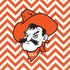 Oklahoma State University Chevron Print PS4 Slim Skin