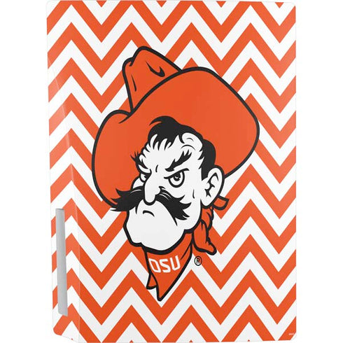 Oklahoma State University Chevron Print PS5 Bundle Skin