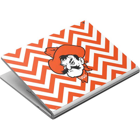 Oklahoma State University Chevron Print Surface Book Skin