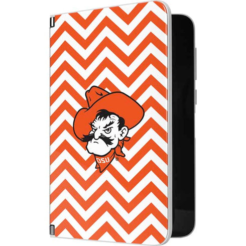 Oklahoma State University Chevron Print Surface Duo Skin
