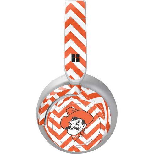 Oklahoma State University Chevron Print Surface Headphones Skin