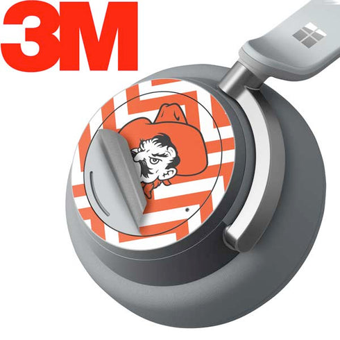 Oklahoma State University Chevron Print Surface Headphones Skin