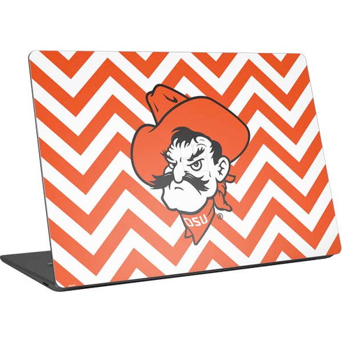 Oklahoma State University Chevron Print Surface Laptop 4 15in Skin