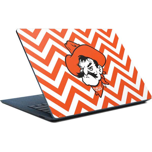 Oklahoma State University Chevron Print Surface Laptop Skin