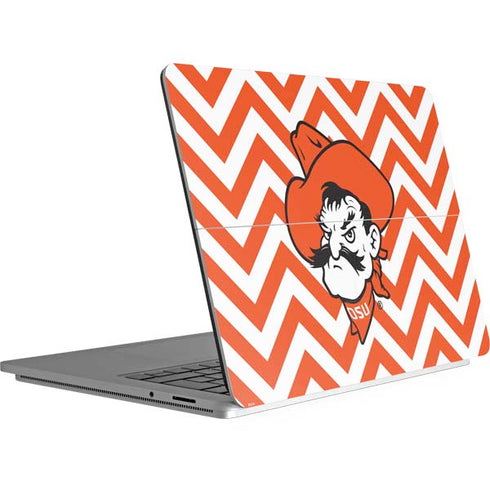 Oklahoma State University Chevron Print Surface Laptop Studio Skin