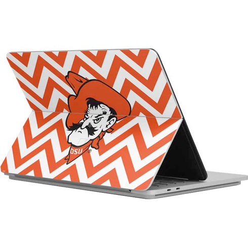 Oklahoma State University Chevron Print Surface Laptop Studio Skin