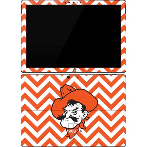 Oklahoma State University Chevron Print Surface Pro 7 Skin