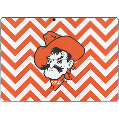 Oklahoma State University Chevron Print Surface Pro 9 Skin