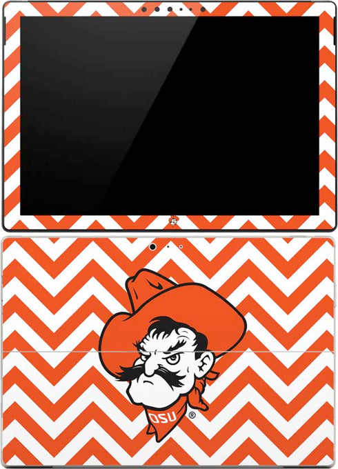 Oklahoma State University Chevron Print Surface Pro (2017) Skin