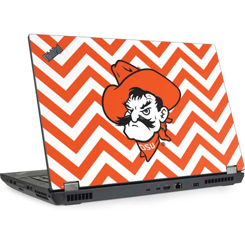 Oklahoma State University Chevron Print Lenovo ThinkPad Skin