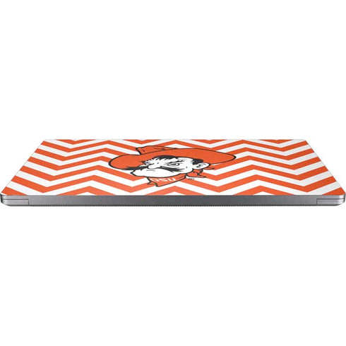 Oklahoma State University Chevron Print Universal Laptop 13in (10.6 x 7.6in) Skin