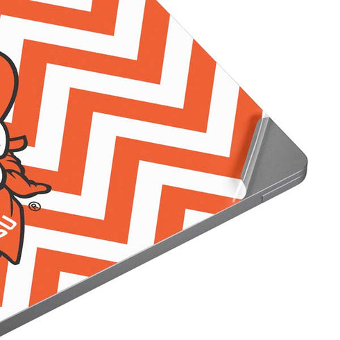 Oklahoma State University Chevron Print Universal Laptop 13in (10.6 x 7.6in) Skin