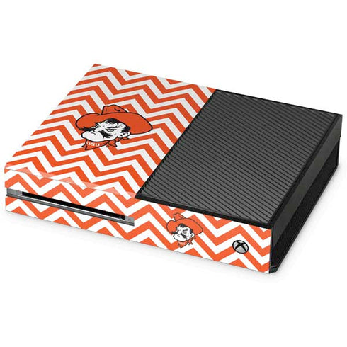 Oklahoma State University Chevron Print Xbox One Console Skin