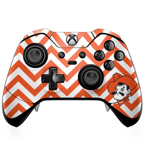 Oklahoma State University Chevron Print Xbox One Elite Controller Skin
